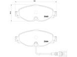 BREMBO Bremsensatz, Scheibenbremse sg00000ev6 Hinterachse Gelocht 272mm 10mm für VW SEAT Audi (FAW) Skoda (SVW)