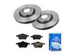 ATE Bremsensatz, Scheibenbremse 142021897 Vorderachse belüftet 308mm 25mm für Opel Vaughall SAAB