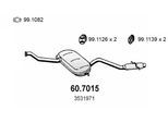 ASSO Endschalldämpfer 607015 für Volvo