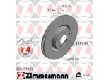 ZIMMERMANN Bremsscheibe 250139920 Vorderachse belüftet 308mm 27mm für Ford