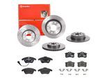 BREMBO Bremsensatz, Scheibenbremse Bremsensatz-Vorn und Hinten sg00000e5c Hinterachse Gelocht 288mm 25mm für Peugeot Citroën Ford Roewe (SAIC) LANCIA