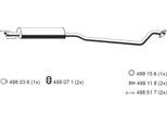 ERNST Mittelschalldämpfer 052207 für GENERAL MOTORS OPEL 90531286 5852063 24423018