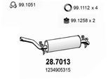 ASSO Endschalldämpfer 287013 für Mercedes