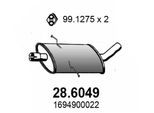 ASSO Mittelschalldämpfer 286049 für Mercedes