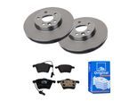 ATE Bremsensatz, Scheibenbremse 142021965 Vorderachse belüftet 300mm 26mm für Ford SEAT VAG