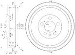ATE Bremstrommel 24022300161 für Skoda