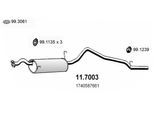 ASSO Endschalldämpfer 117003 für DAIHATSU
