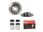 BREMBO Bremsensatz, Scheibenbremse 1420-55153 hinten rechts links voll 282mm für SKODA VW SEAT (FAW) AUDI JZW615601F 5Q0615601G L3CD615601