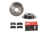 BREMBO Bremsensatz, Scheibenbremse Bremsensatz-Hinterachse COATED DISC LINE / STANDARD ijdtidinj6 Hinterachse voll 302mm 10mm für Peugeot Citroën CHRY