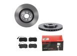 BREMBO Bremsensatz, Scheibenbremse Bremsensatz-Vorderachse COATED DISC LINE / STANDARD ijdtidbo66 Vorderachse innenbelüftet 305mm 28mm für ALFA ROMEO