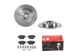 BREMBO Bremsensatz, Scheibenbremse 142055265 Hinterachse voll 249mm 9mm für Citroën DS Peugeot Opel FENGSHEN FENGXING