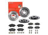 BREMBO Bremsensatz, Scheibenbremse Bremsensatz-Vorn und Hinten sg00000e91 Hinterachse voll 270mm 10mm für TOYOTA