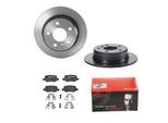 BREMBO Bremsensatz, Scheibenbremse ijdtidjip8 Hinterachse voll 258mm 8mm für Mercedes