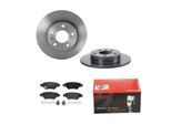 BREMBO Bremsensatz, Scheibenbremse 142053717 Hinterachse voll 264mm 10mm für Opel Vaughall CHEVROLET