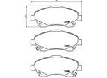 BREMBO Bremsensatz, Scheibenbremse Bremsensatz-Vorn und Hinten sg00000ez5 Hinterachse innenbelüftet 295mm 10mm für TOYOTA