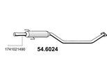 ASSO Mittelschalldämpfer 546024 für TOYOTA