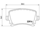 BREMBO Bremsensatz, Scheibenbremse sg00000ej1 Hinterachse Gelocht 288mm 25mm für Audi SEAT Skoda VW (SVW) (FAW)
