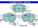 ATE Bremsensatz, Scheibenbremse 142043030 Vorderachse belüftet 288mm 25mm für VAG Skoda SEAT