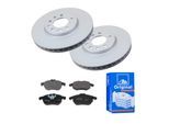 ATE Bremsensatz, Scheibenbremse 142042406 Vorderachse belüftet 288mm 25mm für Vaughall Opel SAAB Fiat CHEVROLET
