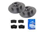 ATE Bremsensatz, Scheibenbremse 142022452 Hinterachse voll 226mm 10mm für Peugeot VAG SEAT