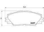 BREMBO Bremsensatz, Scheibenbremse Bremsensatz-Vorn und Hinten sg00000evj Vorderachse voll 270mm 28mm für PONTIAC TOYOTA (GAC) (FAW)