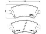 BREMBO Bremsensatz, Scheibenbremse Bremsensatz-Vorn und Hinten sg00000ev7 Hinterachse voll 275mm 9mm für TOYOTA