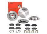 BREMBO Bremsensatz, Scheibenbremse Bremsensatz-Vorn und Hinten sg00000edd Hinterachse innenbelüftet 262mm 22mm für GEELY KIA HYUNDAI (BEIJING)