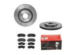 BREMBO Bremsensatz, Scheibenbremse ijdtidhr16 Vorderachse innenbelüftet 296mm 26mm für NISSAN (DFAC) RENAULT