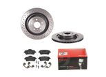 BREMBO Bremsensatz, Scheibenbremse 142057642 Hinterachse Gelocht/innenbel. 345mm 22mm für Mercedes