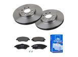 ATE Bremsensatz, Scheibenbremse 142022141 Vorderachse belüftet 280mm 25mm für Opel Vaughall
