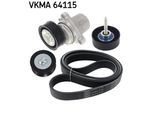 SKF Keilrippenriemensatz vkma64115 für Audi MAZDA (FAW)