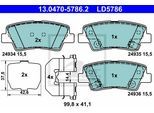 ATE Bremsensatz, Scheibenbremse sg00000ci7 Hinterachse voll 302mm 10mm für HYUNDAI KIA