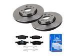 ATE Bremsensatz, Scheibenbremse 142021781 Vorderachse belüftet 260mm 22mm für DACIA NISSAN