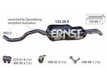 ERNST Endschalldämpfer 133289 für VAG