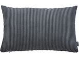 Dekokissen DONE. "Zoom", grau (anthrazit), B:40cm L:60cm, Obermaterial: 92% Polyester, 8% Nylon, Dekokissen_Sitzkissen_Kissenhüllen, Kissenhülle aus modernem Cordstoff