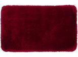 Badematte GÖZZE "»DELUXE«", rot (bordeaux), rechteckig (70cm x 120cm ), 1 Stk., Polyester, Badematten, Badematte, mit extra hohem Flor