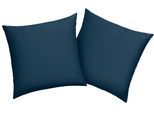 Kissenbezug OTTO HOME "Desner", blau, B:40cm L:40cm, Microfaser, Obermaterial: 100% Polyester, Kissenbezüge, Kissenbezug, Kissenhülle
