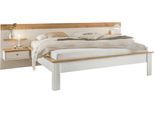 Schlafzimmer-Set OTTO HOME "Westminster", weiß, B/H: 180cm x 200cm, Schlafzimmermöbel-Sets, Bett Liegefläche 180/200cm und 2 Wandpaneele