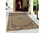 Teppich AYYILDIZ TEPPICHE "KASHMIR 2601", beige, B:300cm H:10mm L:400cm, Polypropylen (PP), Teppiche, Teppich, Orient Optik, pflegeleicht, robuster Kurzflor, Wohnzimmer
