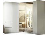 Schrank-Set RAUCH "Kleiderschrank Schrank Garderobe Wäscheschrank Ankleide NIDDA", weiß (alpinweiß), B:208cm H:197cm T:54cm, Holzwerkstoff, Kastenmöbel-Sets, grifflose Front sowie Push-to-Open Funktion MADE IN GERMANY