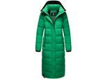 Steppmantel NAVAHOO "Isalie", Damen, Gr. S (36), grün (smaragd), Oberstoff: 100% Polyester. Futter: 100% Polyester. Wattierung: 100% Polyester. Ärmelfutter: 100% Polyester, oversize wadenlang, Ärmel ohne Ärmelschlitz Rippstrickbündchen mit innenliegendem Gummizug, Mäntel Steppmantel, zeitloser Wintermantel mit abnehmbarer Kapuze