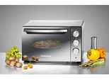 ROMMELSBACHER Minibackofen "BGS 1400", silber (schwarz, silberfarben), B:45,5cm H:30cm T:38,5cm, Minibacköfen, Minibackofen