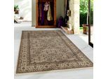 Teppich AYYILDIZ TEPPICHE "KASHMIR 2602", beige, B:160cm H:10mm L:230cm, Polypropylen (PP), Teppiche, Teppich, Wohnzimmer, Orient Optik