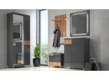 Garderoben-Set OTTO HOME "Onyx", grau (pacific, anthrazit), Kastenmöbel-Sets