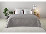 Tagesdecke OTTO HOME "Tesso", grau, B:240cm L:250cm, Polyester, Tagesdecken, unifarben mit grafischem Muster
