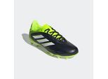Fußballschuh ADIDAS PERFORMANCE "COPA PURE 3 LEAGUE FIRM/MULTI-GROUND KINDER", Mädchen, Gr. 33, core schwarz, cloud weiß, lucid lemon, Synthetik, Schuhe Fußballschuh, geeignet für Rasen- und Kunstrasenplätze, für Kinder & Jugendliche