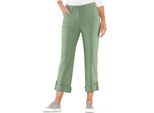 Webhose CLASSIC BASICS, Damen, Gr. 24, Kurzgrößen, grün (eucalyptus), 98% Baumwolle, 2% Elasthan, unifarben, lang, Hosen