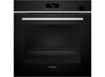 SIEMENS Einbaubackofen "HR532GBS3", Energieeffizienz: A+ (A+++-D), grau (edelstahl), B:59,4cm H:59,5cm T:54,8cm, Backöfen, AirFry-Funktion, Einbaubackofen