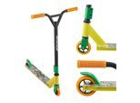 ArtSport Stunt Scooter Street Life - Trick Roller für Kinder & Jugendliche - Tretroller Schwarz Gelb