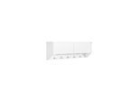 SoBuy Wandgarderobe mit 1 Ablage Weiß 80x20x30cm Modern